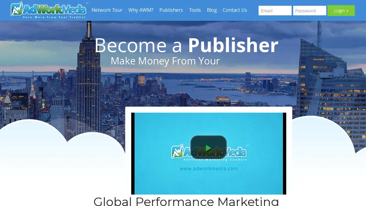 AdWork Media – оптимизированная для мобильных устройств платформа CPA